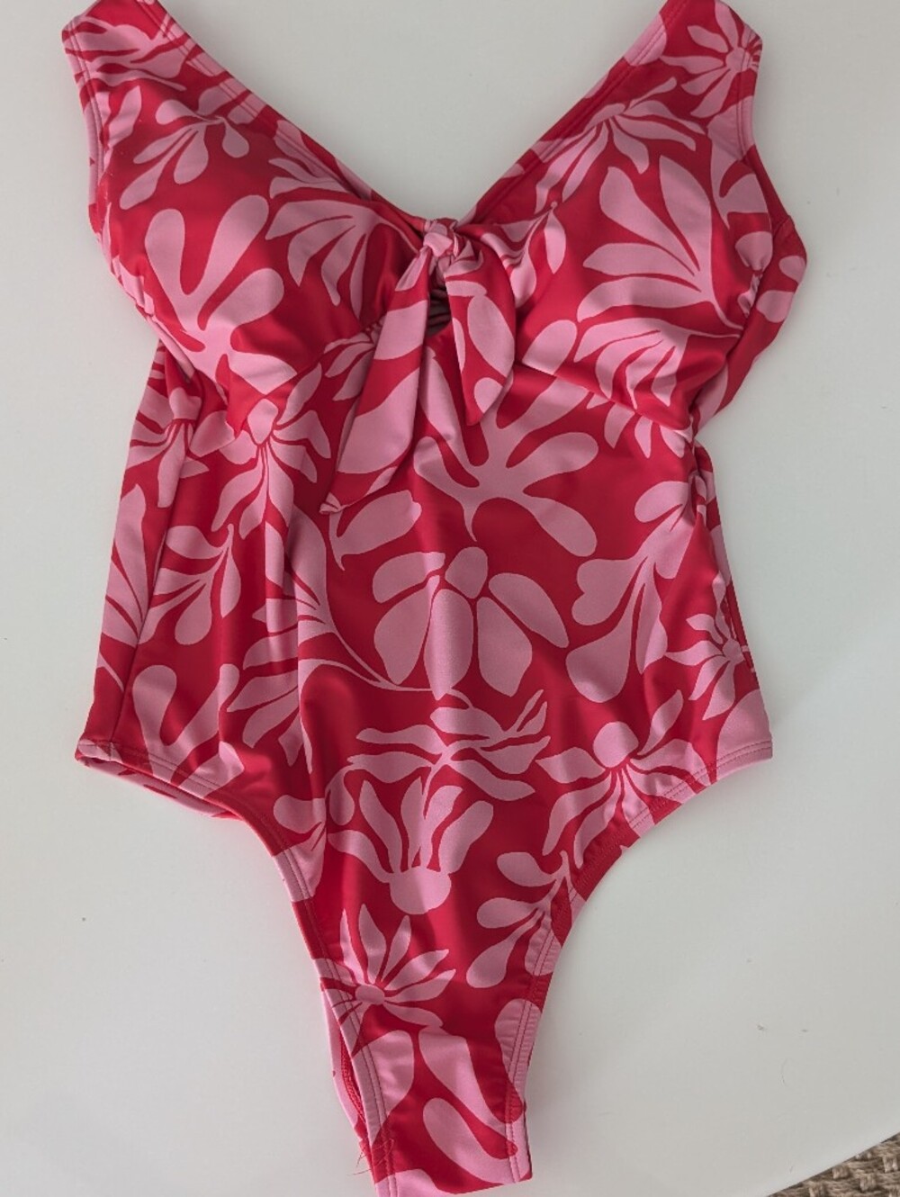 Shade & Shore Pink & Red One- Piece Floral Swimsuit Medium Target - Picture 6 of 15